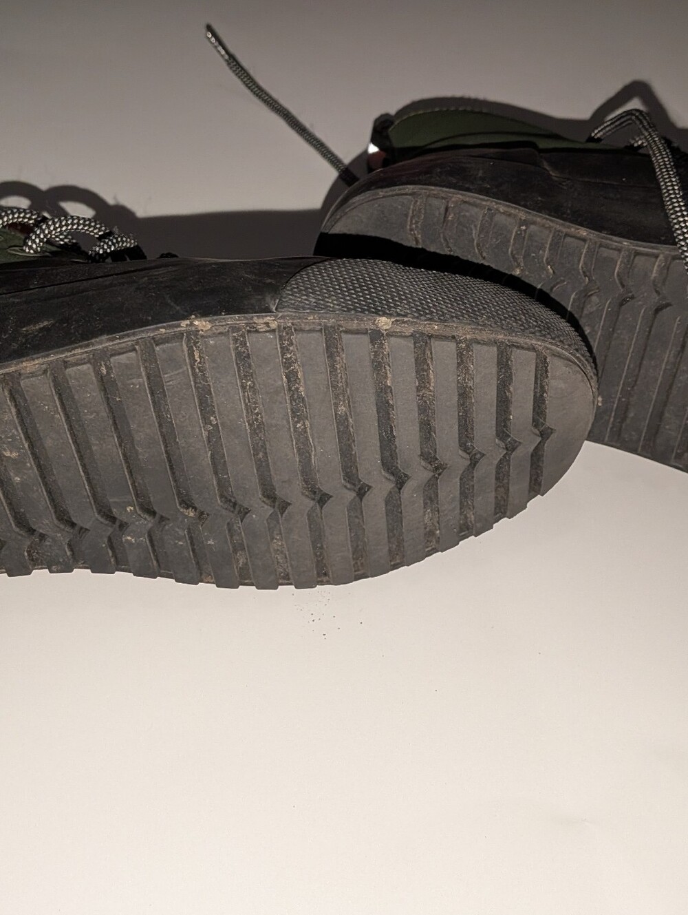 Hunter Olive Green and Black High-Top Rain Boots - Picture 5 of 7